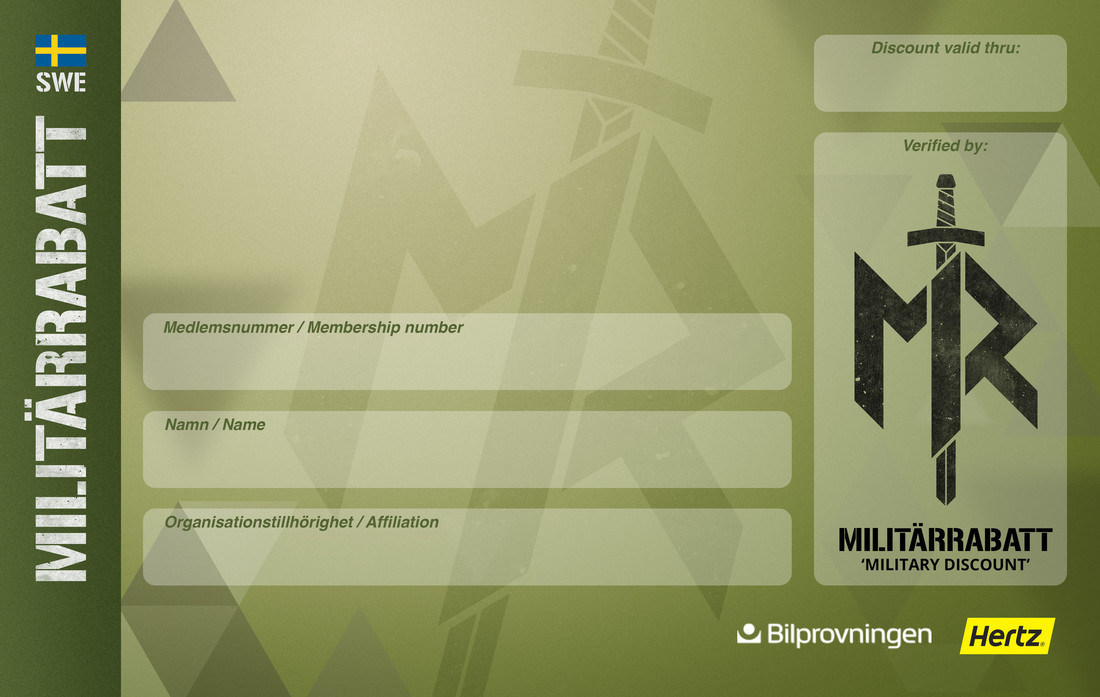 medlemskort militarrabatt1811