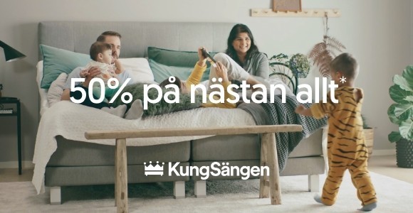 VIP-shoppa med 50% rabatt hos KungS&auml;ngen!