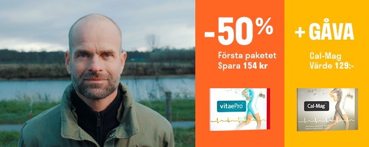 VitaePro - 50 % rabatt och g&aring;va p&aring; k&ouml;pet!